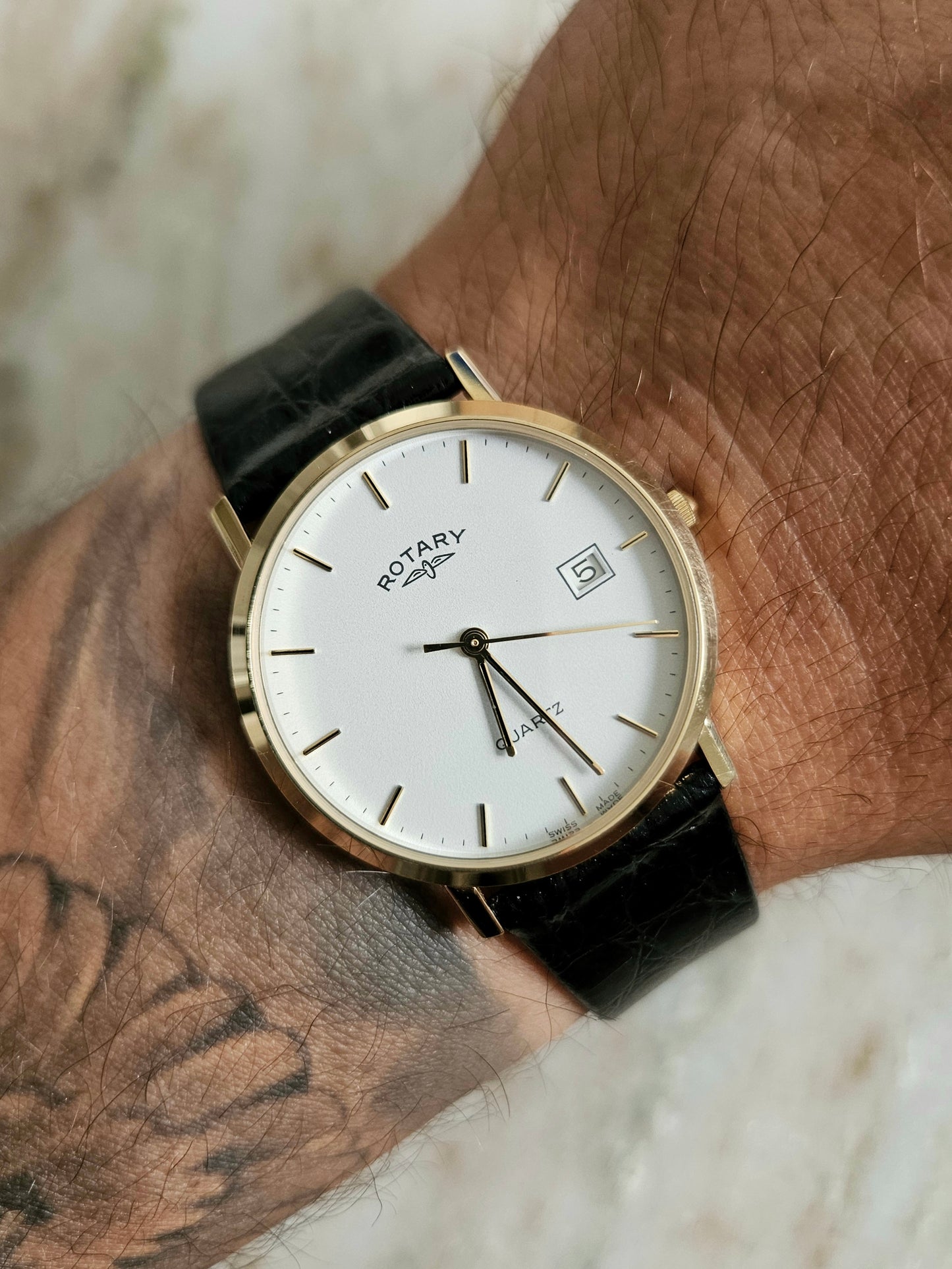 Vintage Rotary Quartz Men's Watch: 1987