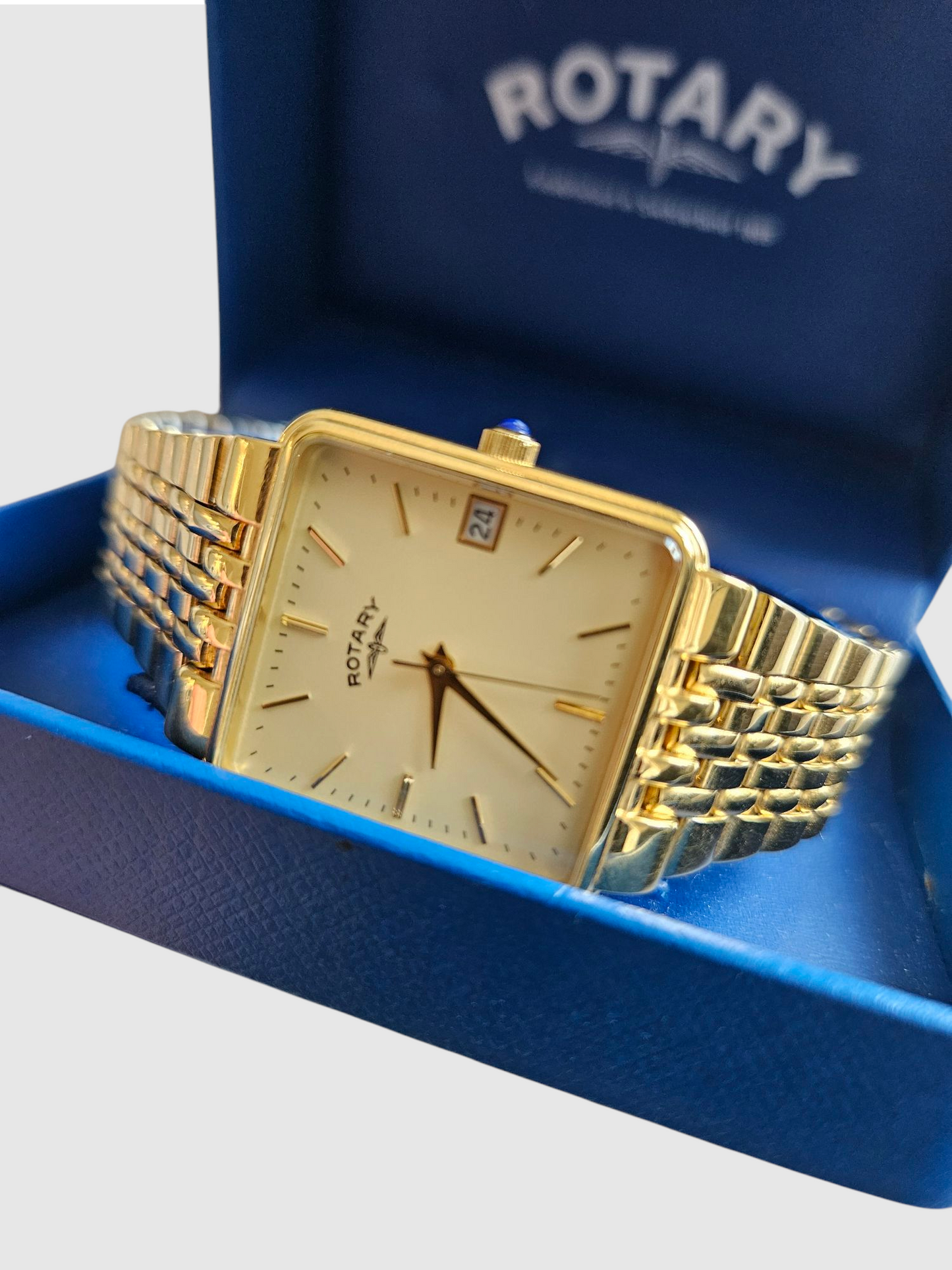 Vintage Rotary Tank Style Men's Watch.