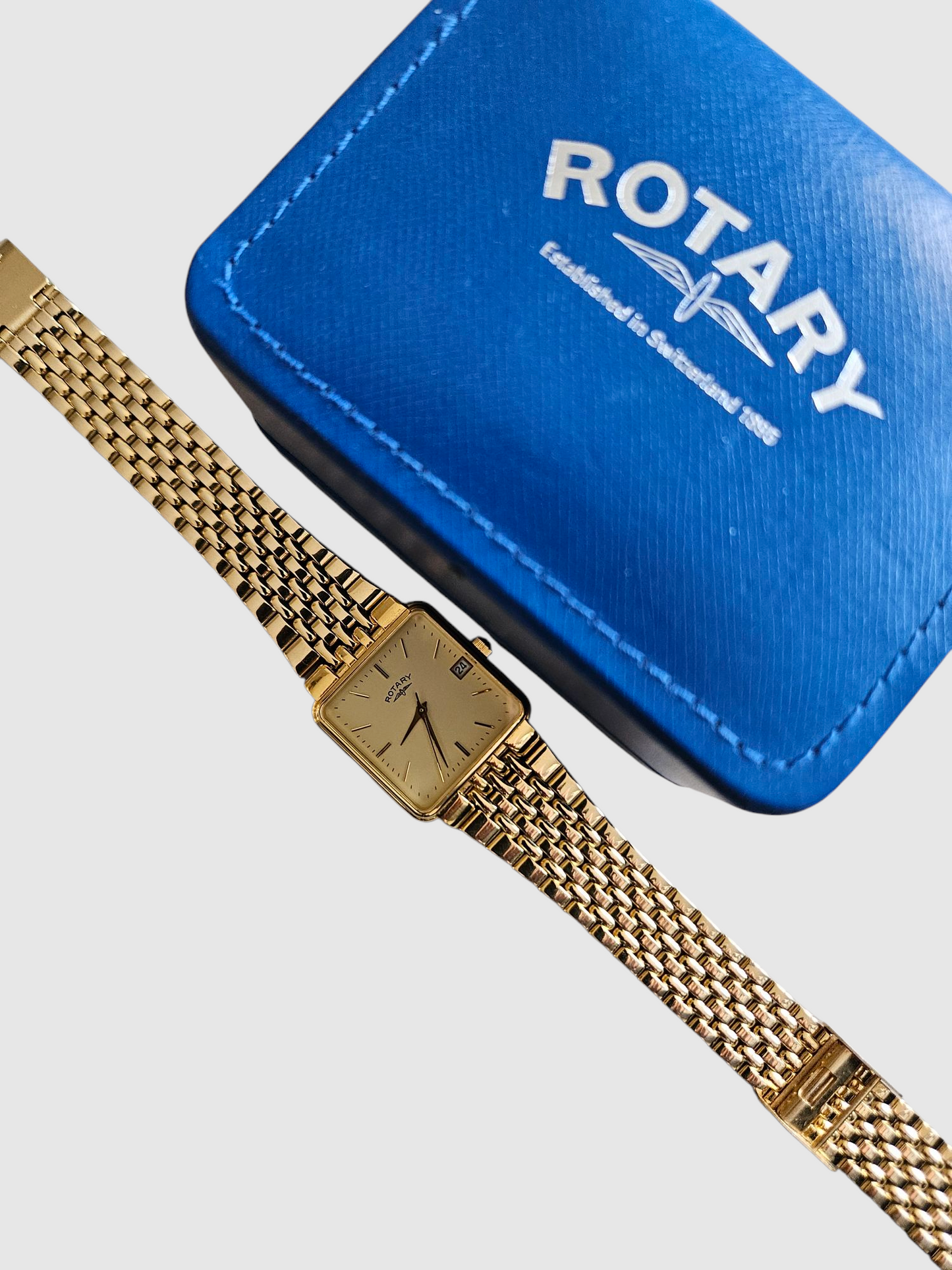 Vintage Rotary Tank Style Men's Watch.