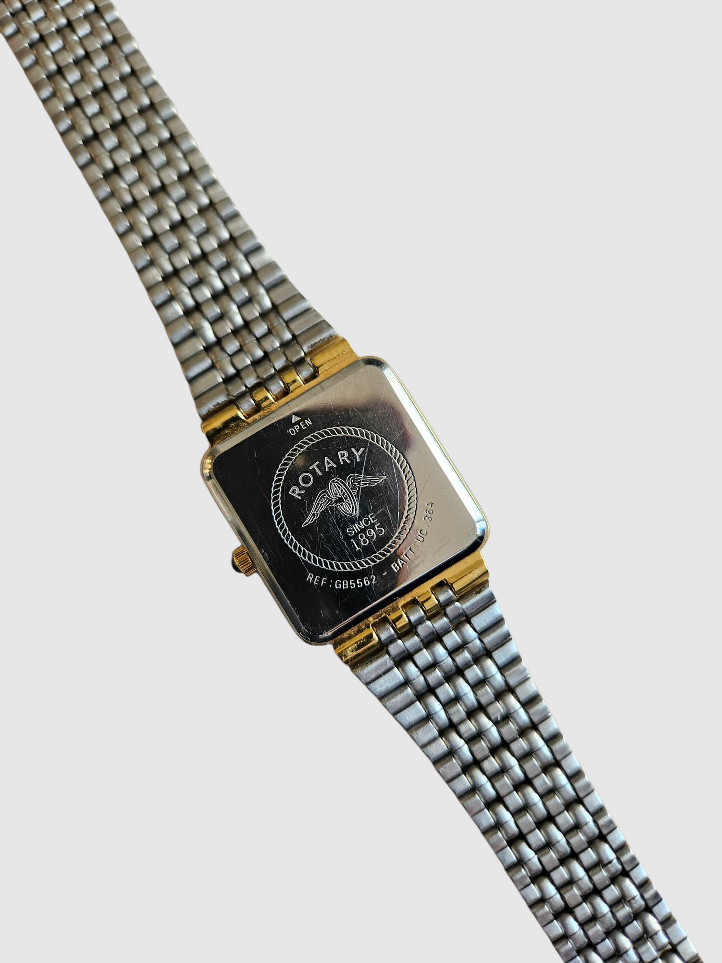 Vintage Rotary Tank Style Men's Watch.