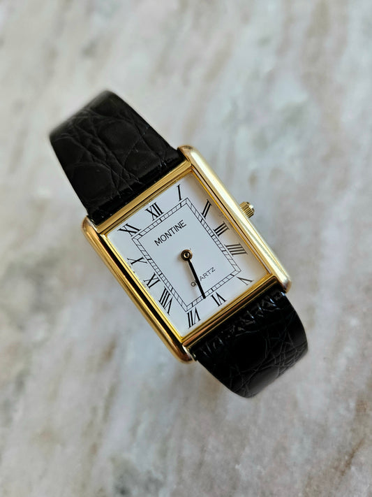 Montine Tank Vintage Men's Quartz Watch