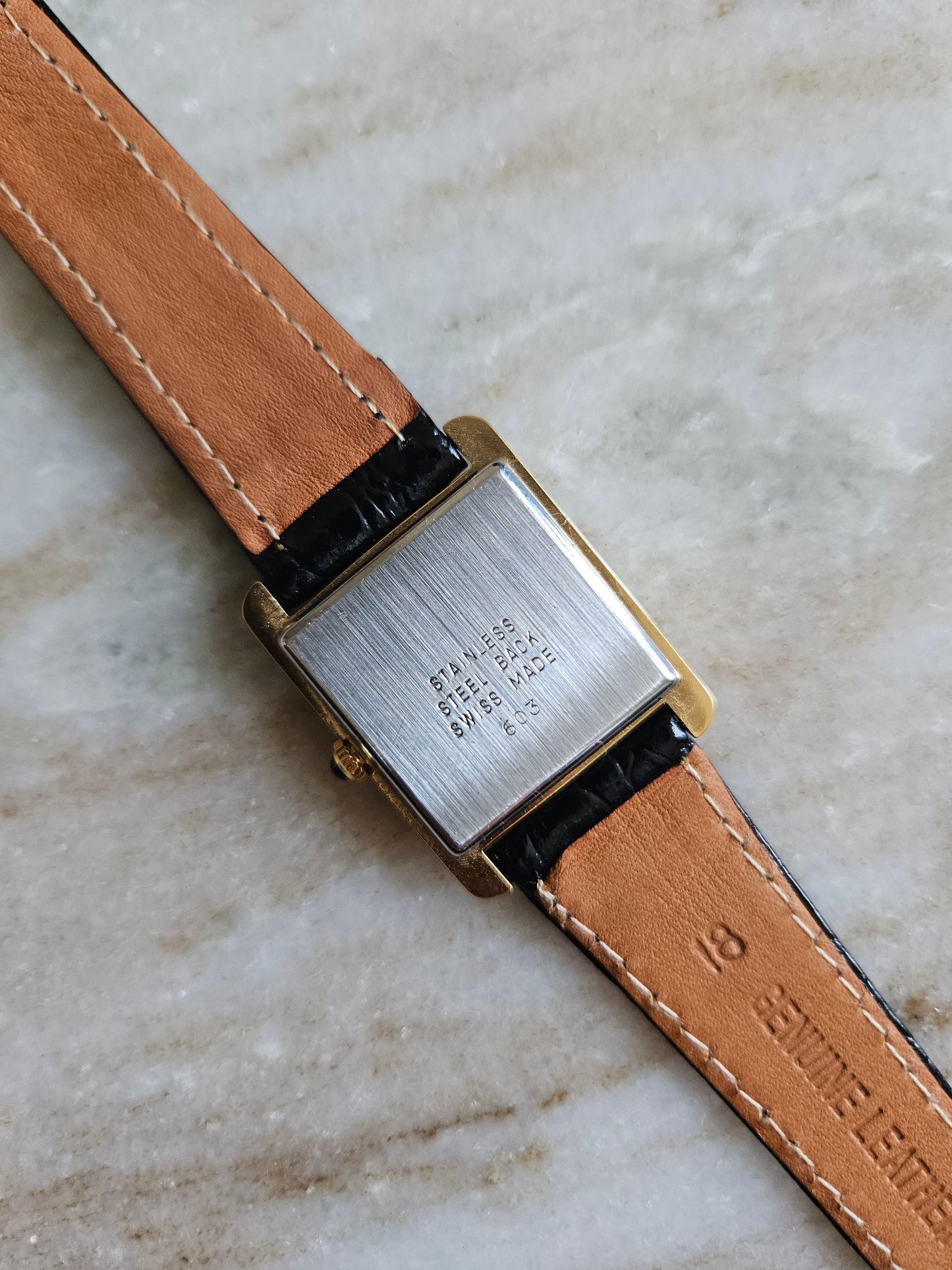 Montine Of Switzerland Tank, Vintage Quartz Watch