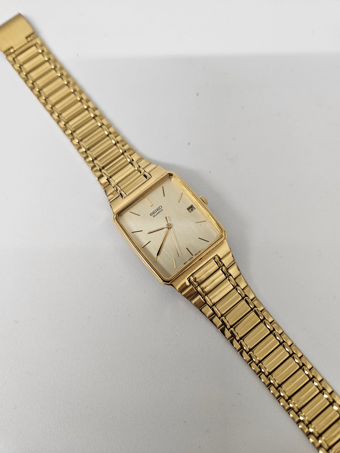 Seiko Tank style dress watch